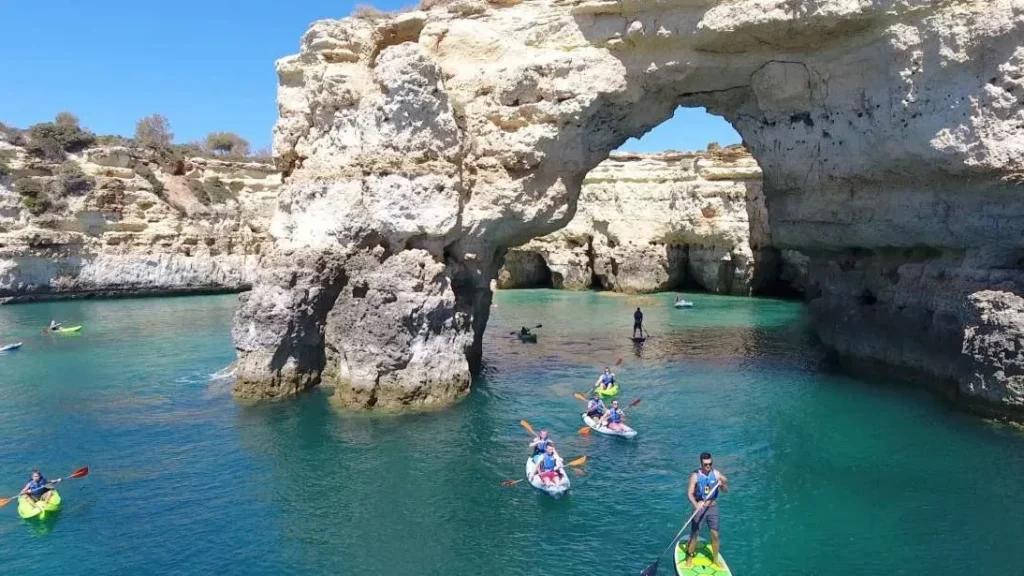 benagil cave kayak stand up paddleboard