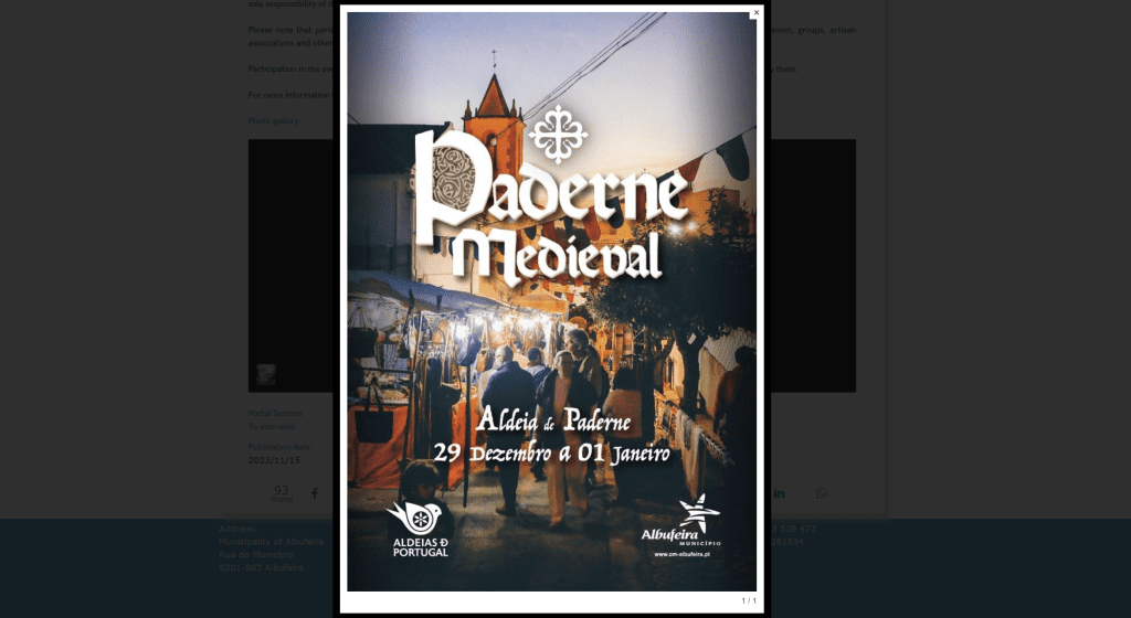Festivals Algarve: Paderne Medieval